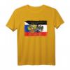 Russland & Deutschland Freundschaft Flaggen Wappen mit Adler T-Shirt – Kulturelles Souvenir für Russlandfans und Russlanddeutsche