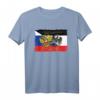 Russland & Deutschland Freundschaft Flaggen Wappen mit Adler T-Shirt – Kulturelles Souvenir für Russlandfans und Russlanddeutsche