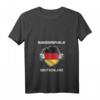 Damen Deutschland Flagge Fan Kleidung T-Shirt mit V-Ausschnitt – Patriotisches Fanoutfit für Stadion & Feierlichkeiten