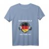 Damen Deutschland Flagge Fan Kleidung T-Shirt mit V-Ausschnitt – Patriotisches Fanoutfit für Stadion & Feierlichkeiten