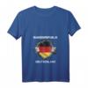Damen Deutschland Flagge Fan Kleidung T-Shirt mit V-Ausschnitt – Patriotisches Fanoutfit für Stadion & Feierlichkeiten