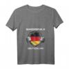 Damen Deutschland Flagge Fan Kleidung T-Shirt mit V-Ausschnitt – Patriotisches Fanoutfit für Stadion & Feierlichkeiten