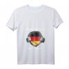 Damen Deutschland Flagge Fan Kleidung T-Shirt mit V-Ausschnitt – Patriotisches Fanoutfit für Stadion & Feierlichkeiten
