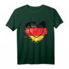 Germany Deutschland Flagge Herz T-Shirt – Patriotisches Sommeroutfit für Deutsche Fans und Sportbegeisterte