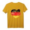 Germany Deutschland Flagge Herz T-Shirt – Patriotisches Sommeroutfit für Deutsche Fans und Sportbegeisterte