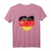 Germany Deutschland Flagge Herz T-Shirt – Patriotisches Sommeroutfit für Deutsche Fans und Sportbegeisterte