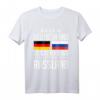 Deutsch Russland T-Shirt - Stolz auf russische Herkunft, Flagge & Reiseziele wie Moskau & Sankt Petersburg
