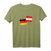 Österreich Deutschland Flagge T-Shirt – Zeige deine Heimatliebe und deutsch-österreichische Freundschaft