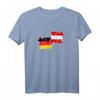 Österreich Deutschland Flagge T-Shirt – Zeige deine Heimatliebe und deutsch-österreichische Freundschaft
