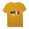 Deutschland Italien Freundschaft Herz T-Shirt – Originelles Geschenk für Paare, Italien-Fans & Urlaubsfans