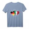 Deutschland Italien Freundschaft Herz T-Shirt – Originelles Geschenk für Paare, Italien-Fans & Urlaubsfans