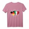 Deutschland Italien Freundschaft Herz T-Shirt – Originelles Geschenk für Paare, Italien-Fans & Urlaubsfans