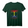 Deutschland - Venezuela T-Shirt mit Flaggenbaum Grafik – Patriotisches Geschenk für Deutsche mit venezolanischen Wurzeln & Doppelstaatsbürger