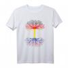 Deutschland - Venezuela T-Shirt mit Flaggenbaum Grafik – Patriotisches Geschenk für Deutsche mit venezolanischen Wurzeln & Doppelstaatsbürger
