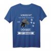 Vorsicht vor dem Frauchen Deutsche Dogge Shirt – Lustiges Hundebesitzer T-Shirt für Doggenliebhaber