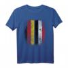 Deutsche Syrische Flagge T-Shirt - Klassisch geschnitten, doppelt genähter Saum, perfekt für patriotische Anlässe