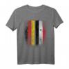 Deutsche Syrische Flagge T-Shirt - Klassisch geschnitten, doppelt genähter Saum, perfekt für patriotische Anlässe