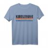 Vintage 1980er Stil Karlsruhe Deutschland T-Shirt – Retro Souvenir & Geschenk für Karlsruhe Fans und Freunde