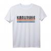 Vintage 1980er Stil Karlsruhe Deutschland T-Shirt – Retro Souvenir & Geschenk für Karlsruhe Fans und Freunde