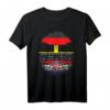 Deutsch gekreuzte kroatische Wurzeln T-Shirt – Patriotisches Geschenk für deutsche Kroaten zu Geburtstagen, Weihnachten & besonderen Anlässen