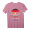 Deutsch gekreuzte kroatische Wurzeln T-Shirt – Patriotisches Geschenk für deutsche Kroaten zu Geburtstagen, Weihnachten & besonderen Anlässen