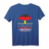 Deutsch gekreuzte kroatische Wurzeln T-Shirt – Patriotisches Geschenk für deutsche Kroaten zu Geburtstagen, Weihnachten & besonderen Anlässen