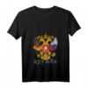 Damen Deutschland Russland Freundschaft T-Shirt mit V-Ausschnitt - Symbol für kulturelle Verbindung und internationale Freundschaft