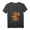 Damen Deutschland Russland Freundschaft T-Shirt mit V-Ausschnitt - Symbol für kulturelle Verbindung und internationale Freundschaft