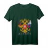 Damen Deutschland Russland Freundschaft T-Shirt mit V-Ausschnitt - Symbol für kulturelle Verbindung und internationale Freundschaft