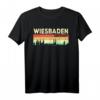 Mein Wiesbaden Skyline Deutschland Heimat Stadt Souvenir T-Shirt - Perfektes Geschenk für Stolze Wiesbadener & Urlaubserinnerungen