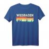 Mein Wiesbaden Skyline Deutschland Heimat Stadt Souvenir T-Shirt - Perfektes Geschenk für Stolze Wiesbadener & Urlaubserinnerungen