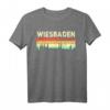 Mein Wiesbaden Skyline Deutschland Heimat Stadt Souvenir T-Shirt - Perfektes Geschenk für Stolze Wiesbadener & Urlaubserinnerungen