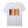 Deutschland & Spanien Flaggen T-Shirt - Doppelstaatsbürgerschaft, Kultur, Integration & Reisegeschenk