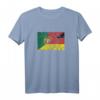 Vintage Portugal Deutschland Fußball T-Shirt - Länder-Freundschaft & Fanwear für Fans beider Nationen
