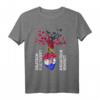 Kroatien Flagge T-Shirt - Stolz auf kroatische Wurzeln, Heritage und Kultur in Deutschland zeigen