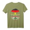Libanesische Wurzeln Baum Deutschland T-Shirt mit Flagge - Stolz auf doppelte Herkunft, Geschenk für Libanesisch-Deutsche & Multikulturelle Anlässe