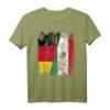 Mexiko Deutschland Flagge T-Shirt für Damen, Herren und Kinder – Klassisch geschnitten, perfekt für Fans und Reisen