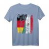 Mexiko Deutschland Flagge T-Shirt für Damen, Herren und Kinder – Klassisch geschnitten, perfekt für Fans und Reisen