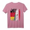 Mexiko Deutschland Flagge T-Shirt für Damen, Herren und Kinder – Klassisch geschnitten, perfekt für Fans und Reisen