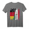 Mexiko Deutschland Flagge T-Shirt für Damen, Herren und Kinder – Klassisch geschnitten, perfekt für Fans und Reisen