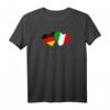 Deutschland Italien T-Shirt Liebe Herz Freunde - Kulturelles Liebesgeschenk für Freunde, Partner & Familie