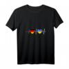 Damen Ukrainer Deutschland Ukraine Herzschlag T-Shirt mit V-Ausschnitt – Stolz auf die ukrainische Flagge in Deutschland
