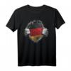 Deutschland Fahne Aufgerissenes Hemd - Deutschland T-Shirt für Fan und Nationalstolz, Perfekt für Deutschlandliebhaber