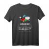 Deutschland und Usbekistan doppelte Staatsbürgerschaft T-Shirt – Lustiges Geschenk für Freunde, Urlaub & Geburtstage