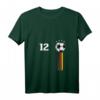 Damen Fußball-Europameisterschaft 2021 Deutschland EM 12 Mann T-Shirt mit V-Ausschnitt – Perfekt als Fan- und Geschenkartikel für EM 2021