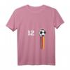 Damen Fußball-Europameisterschaft 2021 Deutschland EM 12 Mann T-Shirt mit V-Ausschnitt – Perfekt als Fan- und Geschenkartikel für EM 2021