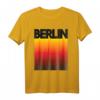 Berlin Retro Deutschland T-Shirt mit Flagge - Klassisch geschnitten, doppelt genähter Saum, ideal für Berliner Fan und Deutschland-Liebhaber
