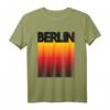 Berlin Retro Deutschland T-Shirt mit Flagge - Klassisch geschnitten, doppelt genähter Saum, ideal für Berliner Fan und Deutschland-Liebhaber