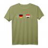 Deutschland und Syrien Flagge T-Shirt – Doppelte Staatsbürgerschaft, Integration & Heimatverbundenheit zeigen