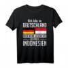 Indonesier T-Shirt Deutschland mit Indonesien-Design – Für Menschen mit indonesischer Herkunft und kultureller Verbundenheit